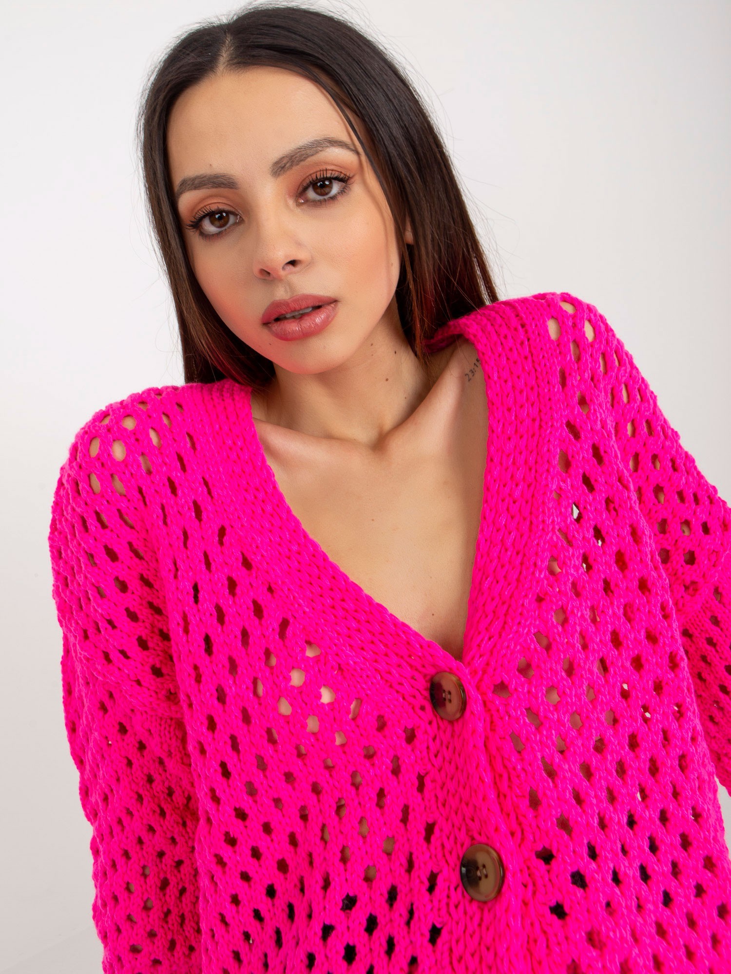 Megztinis Fluo pink - Image 3