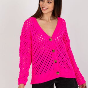 Megztinis Fluo pink