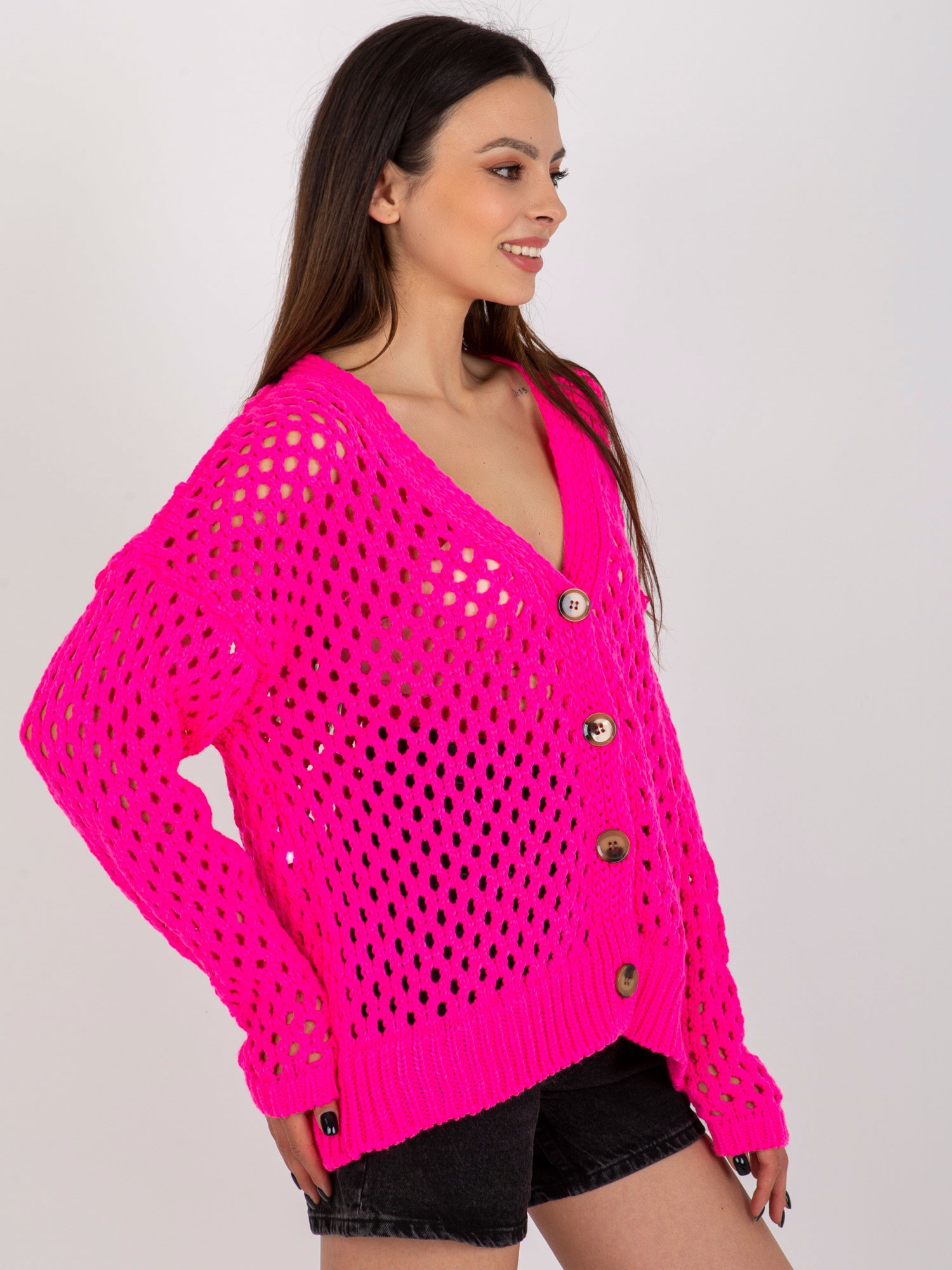 Megztinis Fluo pink - Image 4