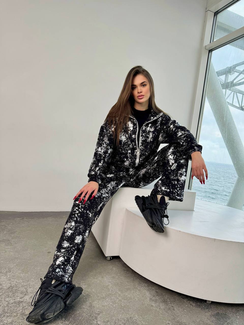 Black/silver Kostiumas